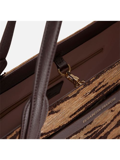 Shopper con stampa tigre ELISABETTA FRANCHI | BS10A62E2/470